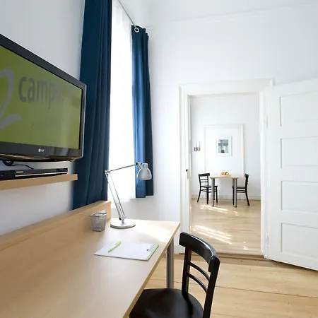 Campuszwei Komfortable Doppelzimmer & Mit Kueche Zentral In Ideal Fuer Business & Langzeitaufenthalte 24h Check In Bis 14 Jahre Uebernachten Kostenlos Hotel 3*